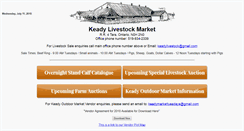 Desktop Screenshot of keadylivestock.com