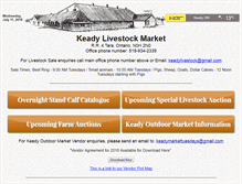 Tablet Screenshot of keadylivestock.com